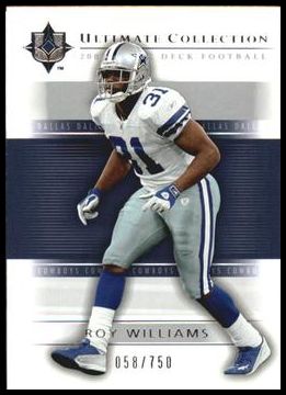 2004 Upper Deck Ultimate Collection 17 Roy Williams